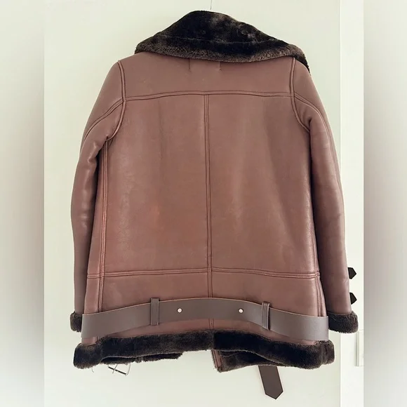 Walter Baker 100% Lamb Leather Jacket Woman Size S - Picture 2 of 6